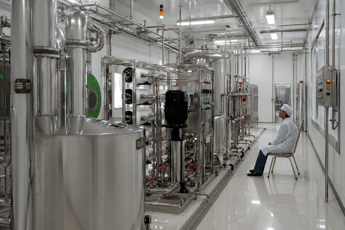 Pure Water Equipment Project for Guande Food Factory