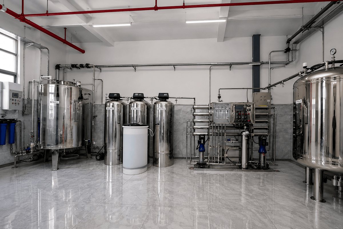 Shaoguan Xuri Winery 3T/H All-Stainless Steel Reverse Osmosis Equipment
